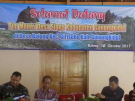 Monitoring dan evaluasi Desa Balong Tahun 2017